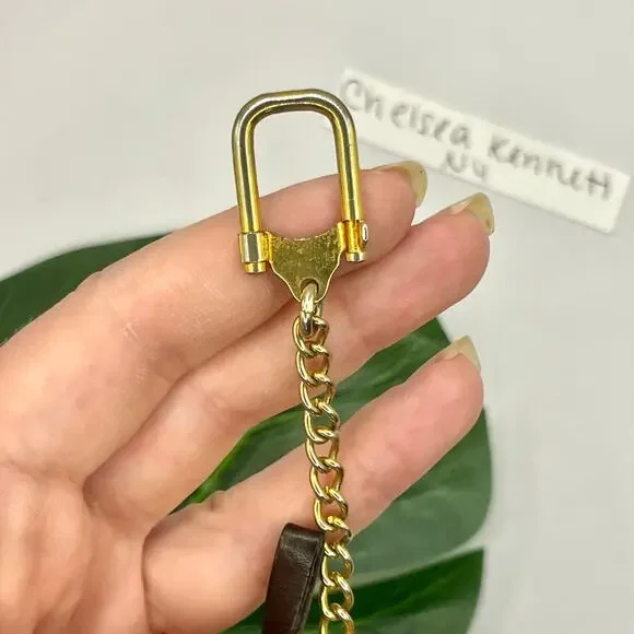 Louis Vuitton RARE Pochette Cles Key Pouch Vintage 1st Edition Monogram Keychain - Picture 6 of 9
